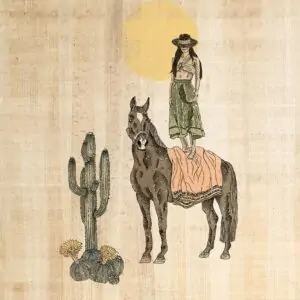 Wild Ride in Arazona, Drawing of a Horse