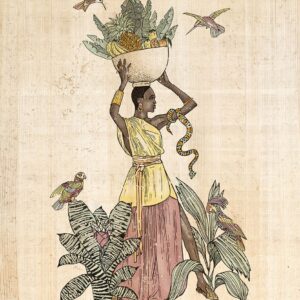 Fruity Jungle Woman Print