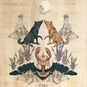 Moon Tarot Card by Night, Lunar Symbol Print