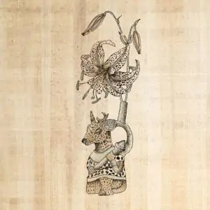 Mochica Collection Andean Deer Print