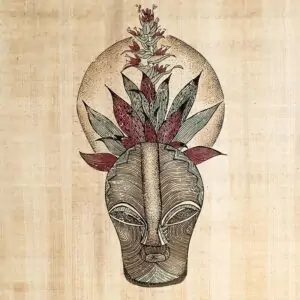 Botanic Alien Drawing Print