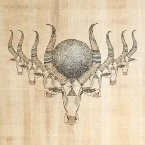 Psychedelic Taurus Symbolism Print