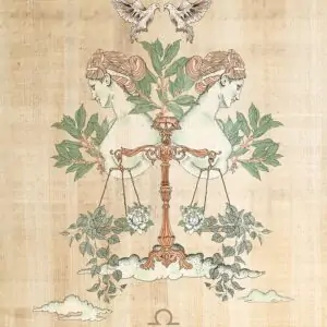 Libra Zodiac Sign Print
