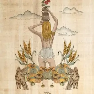 Virgo Zodiac Sign Limited Edition Print