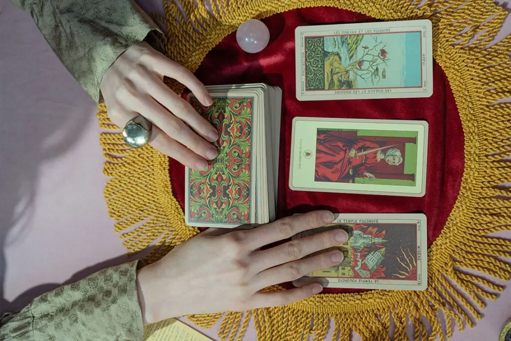 tarot hands vintage