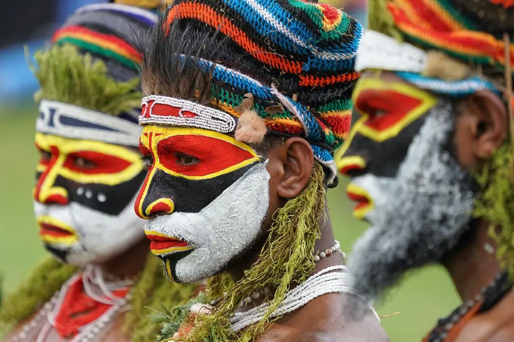 aboriginal face painting