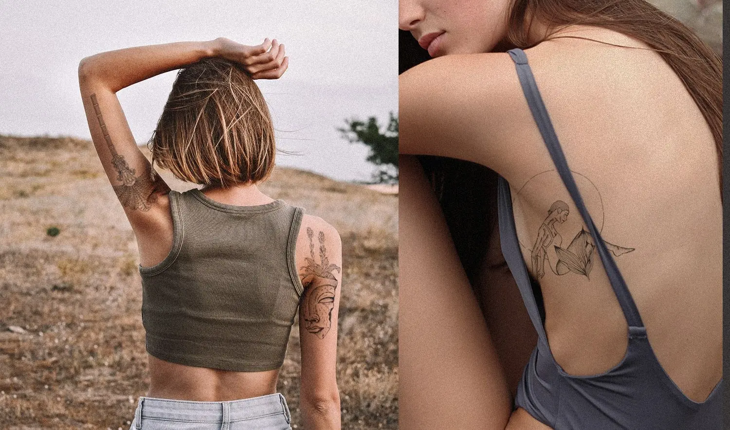  Recreate the famous artworks of the great masters for your creative and romantic Aphrodite tattoo idea