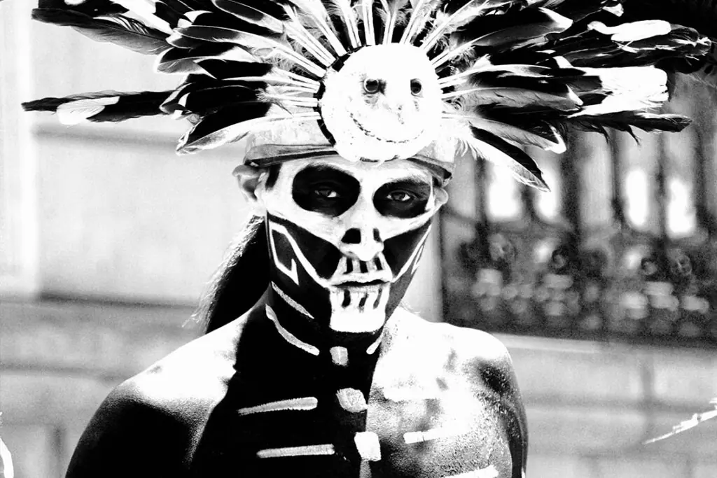 mexican painted face