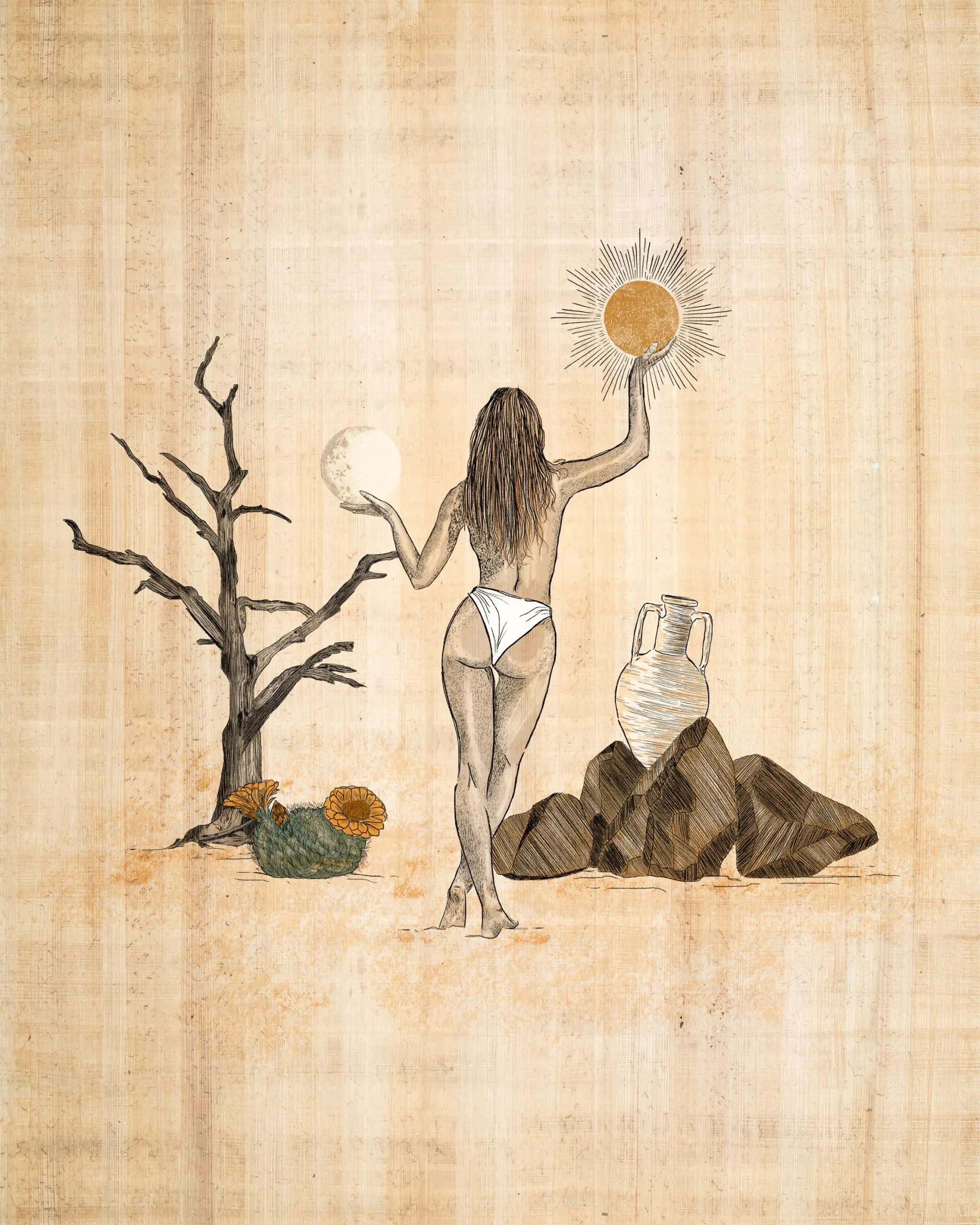 Hot breeze limited edition print