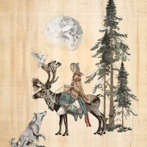moonlit elk priestess