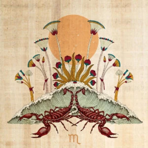 scorpio rising zodiac sign print