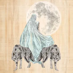 wolf moon limited edition print