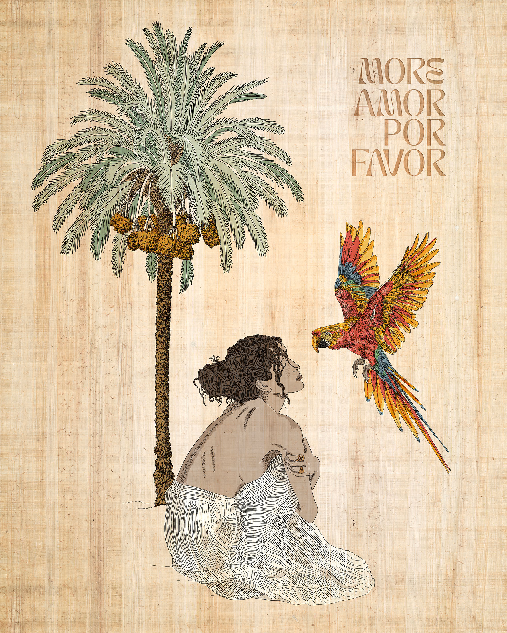more amor por favor tropical limited edition print