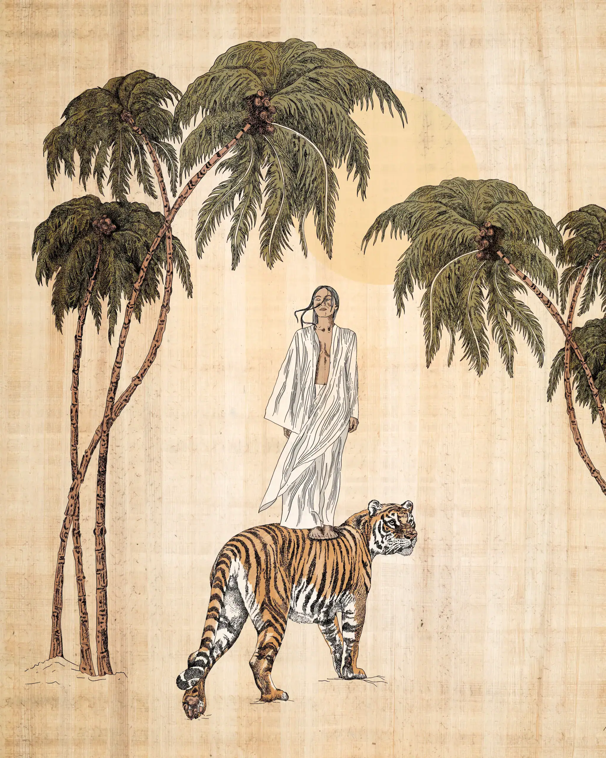 Bengal Tiger India Priestess